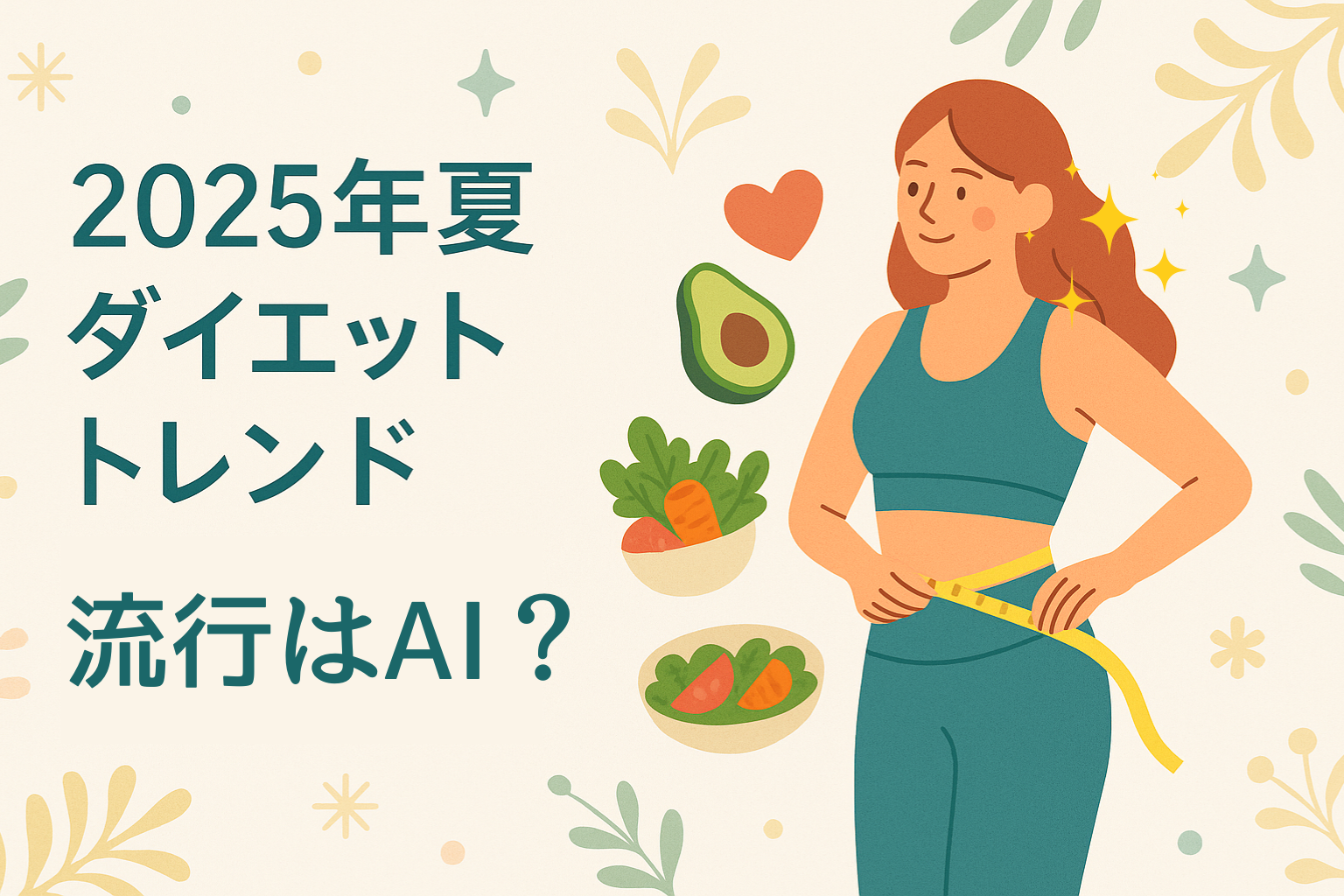 2025年の夏ダイエット 7月だって8月だって思い立った時がはじめ時！