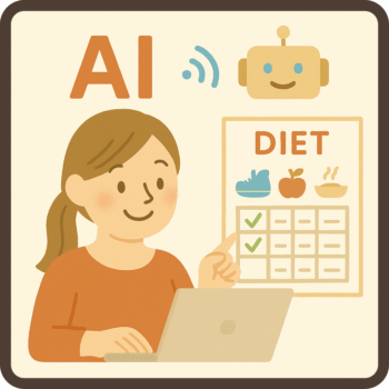 AIが簡単に表にまとめてくれるからダイエットもはかどる！