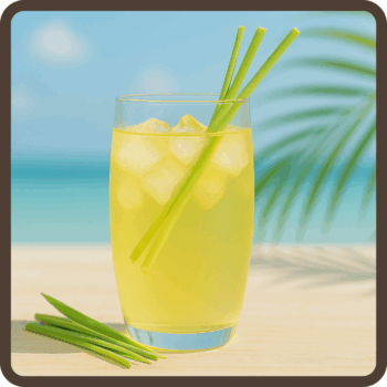 夏に冷やして飲んで爽やか美味しい！レモングラスティー！