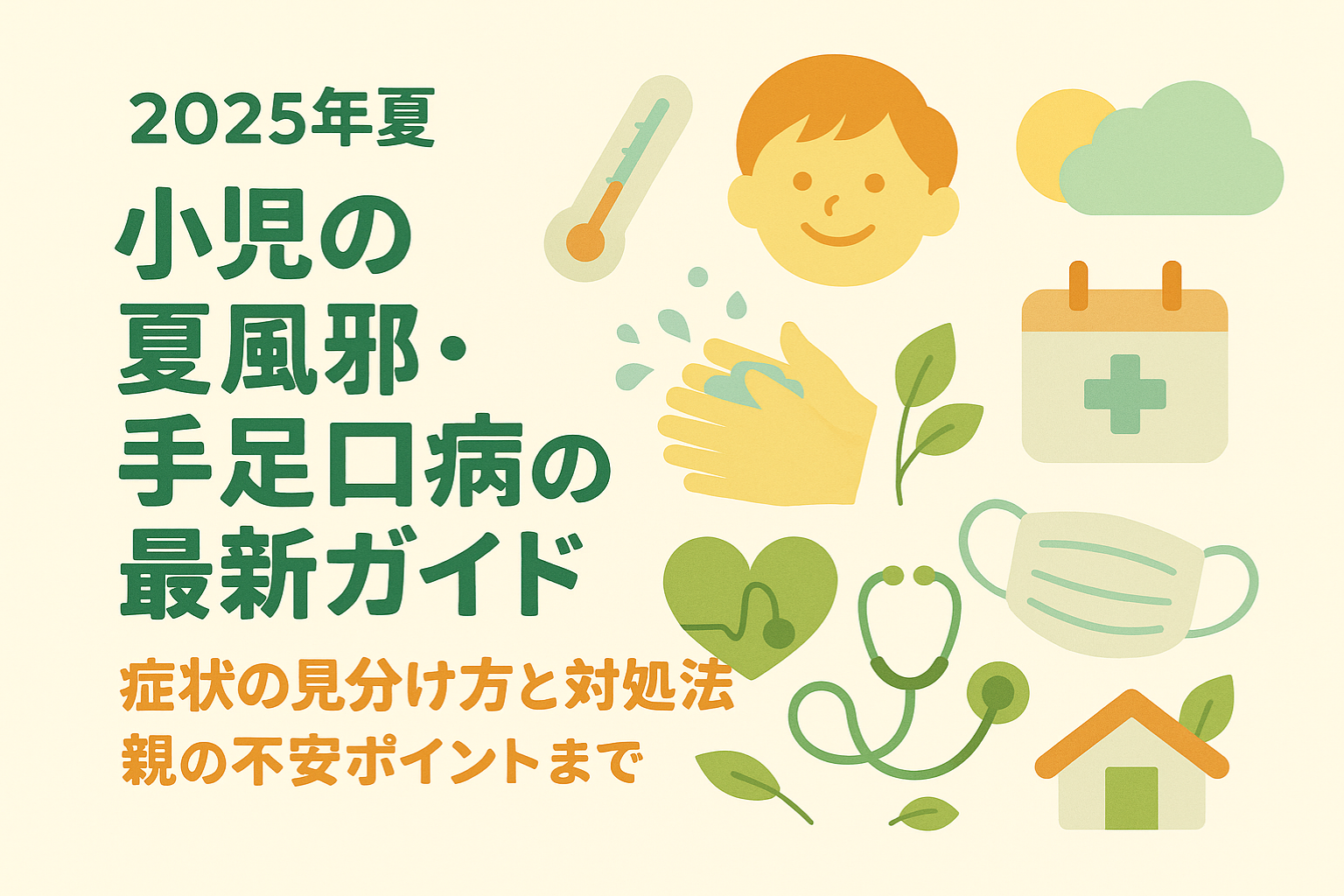 子供の夏の病気に注意！流行りやすい病気