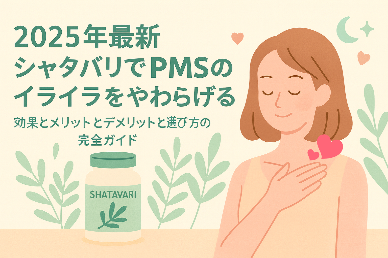 私の強い味方をご紹介！PMSのイライラに立ち向かうハーブ、シャタバリ！